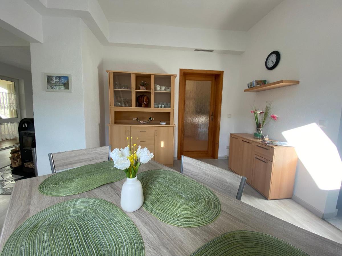 Waldblickwohnung Mit Schoener Terrasse Und Kamin Sebnitz Exterior photo